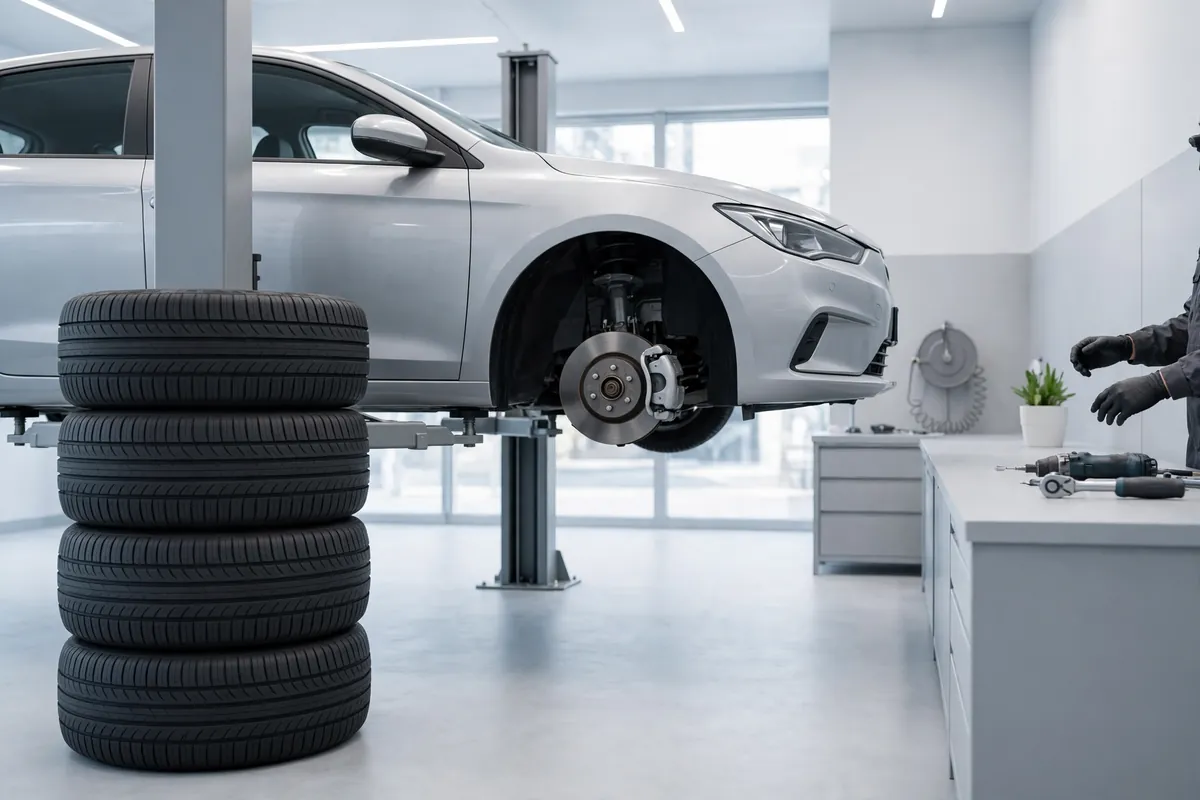 Tyres during a rotation