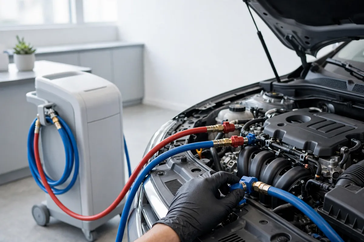 An A/C service